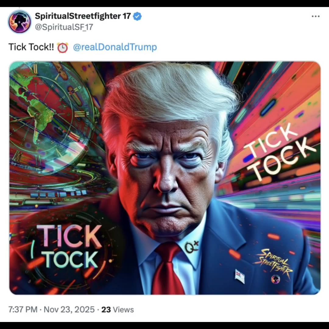 POTUS floods Truth Social with Q posts... to rally the base ⁉️