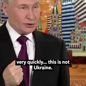 President Vladimir Putin has said Russia is ready to fight a war with Europe