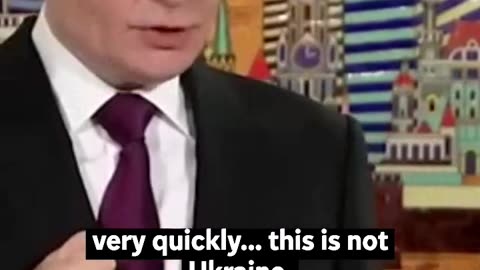 President Vladimir Putin has said Russia is ready to fight a war with Europe