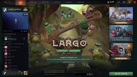 Some chatting, then dota 2