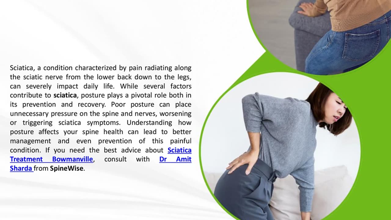 The Role Of Posture In Sciatica Prevention and Recovery