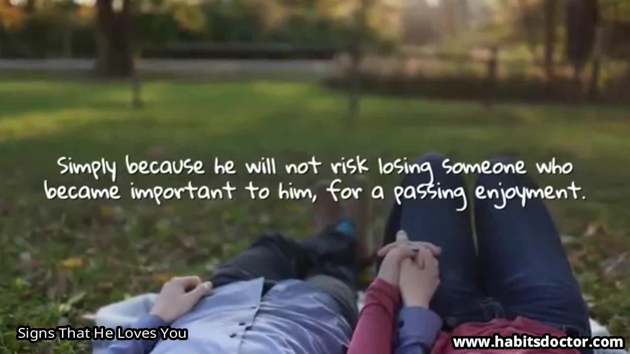 Signs That He Loves You