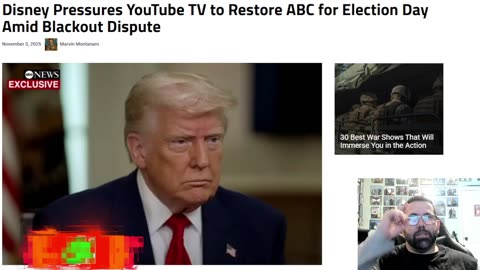 Disney Asking YouTube TV To Bring Back ABC During Election Day