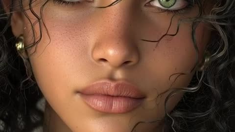 a realistic filipina female face