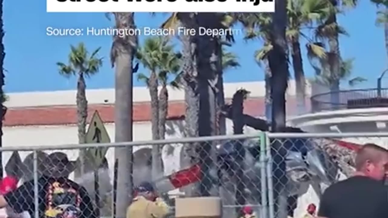😱🚨 Beach Parking Lot Helicopter Crash! | FunFM