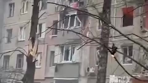 Meanwhile, in Chernihiv, a Russian drone hit a 5-story building, a fire broke out