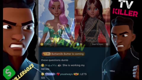 TOMIKAY & TERESA PLAYING COURT