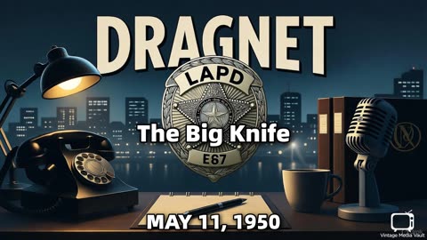 Dragnet - The Big Knife - May 11, 1950 - Classic Police Radio Drama