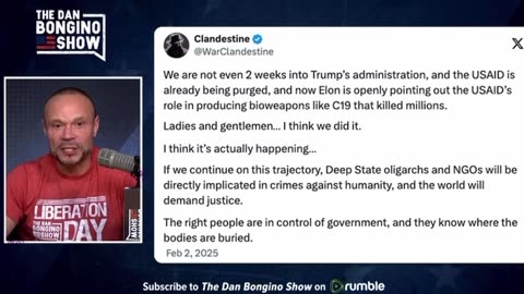 Dan Bongino on USAID, NGOs and Deep State Corruption