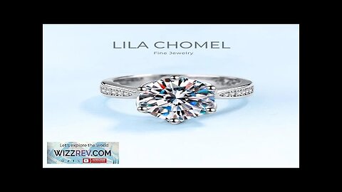 Jewelry 18K White Gold 3 Carat VVS D Color Moissanite Diamond Engagement Review