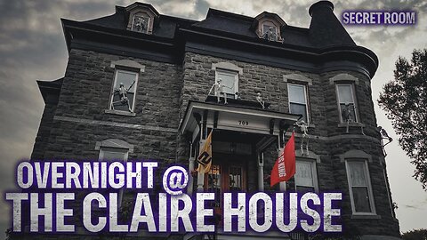 OVERNIGHT AT THE CLAIRE HOUSE HAUNTED BED AND BREAKFAST// SECRET ROOM SEALED WHEN SHE PASSED AWAY