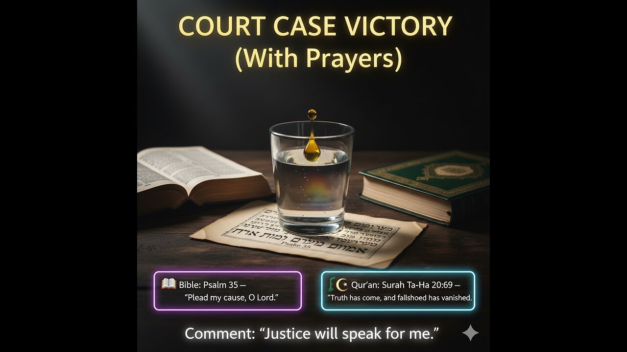 COURT CASE VICTORY (With Prayers)