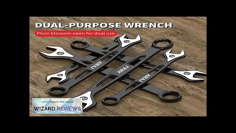 Dual-Ended Wrench Ratchet Wrench Industrial Grade Hardware Tool Auto Repair Universal Review