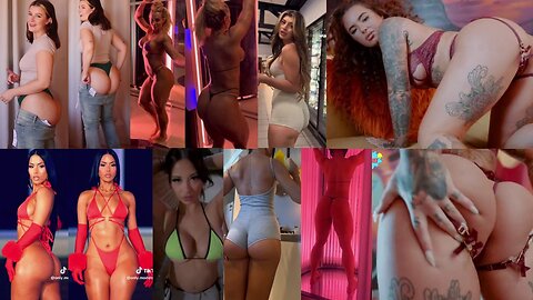 Ass compilation - Big bank tiktok challenge ❤️‍ClipchampGirls 2025