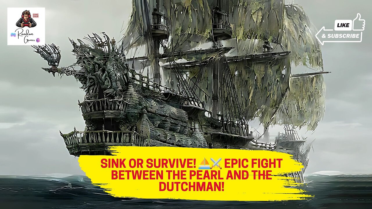 Epic Fight Between the Pearl and the Dutchman! #piratesofthecaribbean #trend #trending #like #share