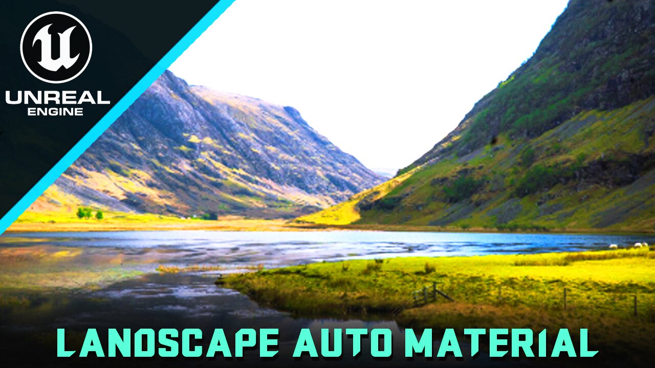 Create Massive World Landscape Auto Material - Unreal Engine 5 Complete Tutorial