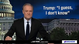 Lawrence: Trump tries Epstein-style cover-up of second boat strike video