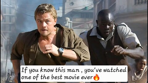 If you know this man , you've watched one of the best movie ever🔥 #blooddiamond
