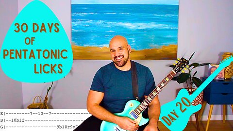 Day 20 - 30 Days of Pentatonic Licks 2025 - Guitar Lesson