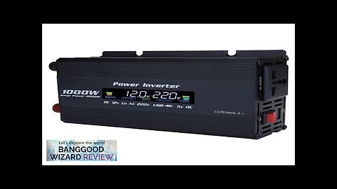 1000W Modified Sine Wave Inverter Reliable Power for RVs and Boats Review