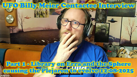 UFO Billy Meier Interview - Part 1 - Library on Erra and the Sphere causing the Plejaren to evolve