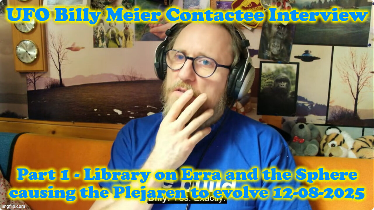 UFO Billy Meier Interview - Part 1 - Library on Erra and the Sphere causing the Plejaren to evolve