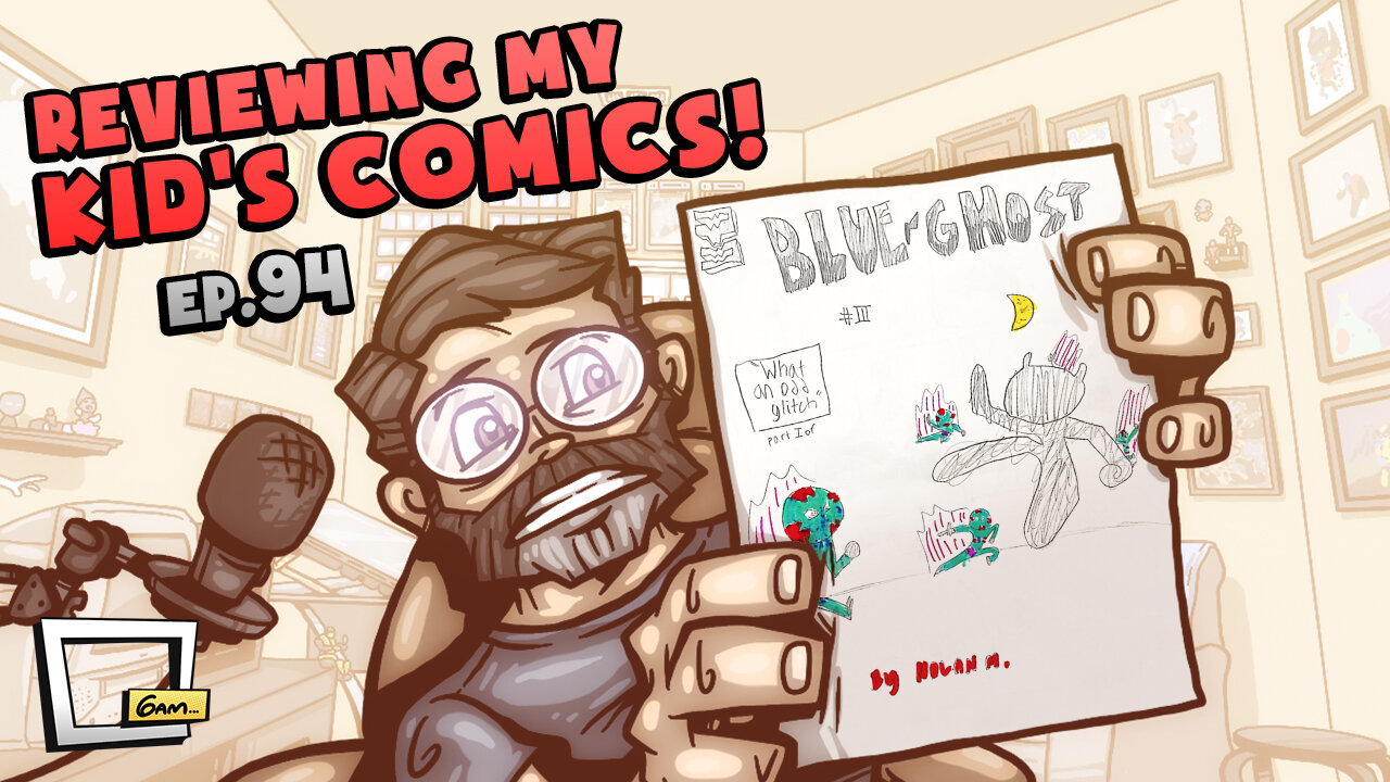 Reviewing My 9-Year-Old's Comics: Blue Ghost - What an Odd Glitch, Part I