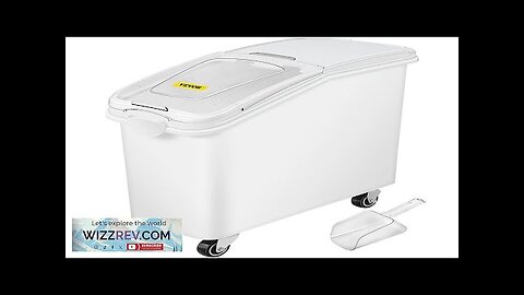 VEVOR 21 Gallon Ingredient Bin with Scoop 400 Cup Ingredient Bin Review