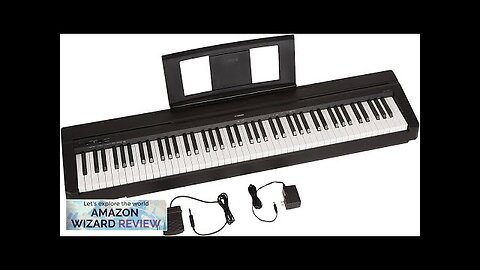 YAMAHA P71 88-Key Weighted Action Digital Piano with Sustain Pedal and Power Review