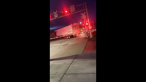 🚇🛤🚚Shocking Train vs. Truck Collision in Texas: Miraculous Escape! 