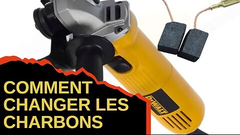 Comment changer les charbons sur une Meuleuse d´angle DeWalt disqueuse DW 819 tutoriel