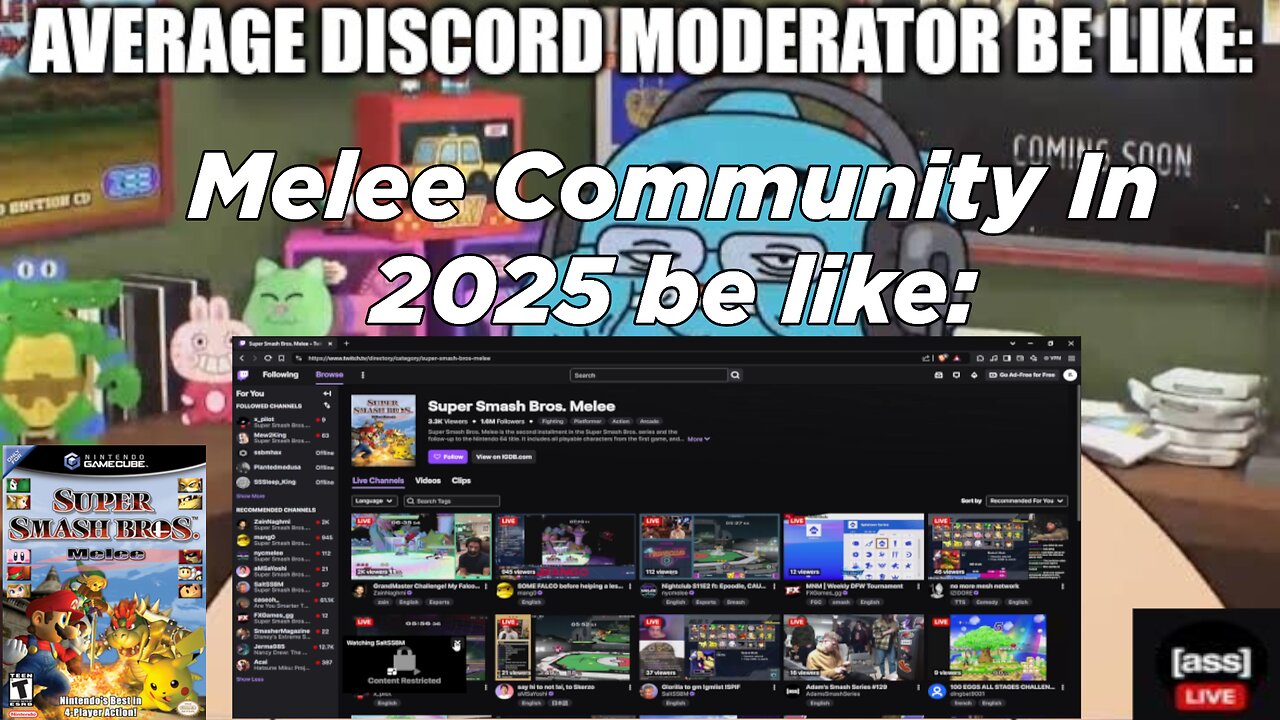 Melee Community In 2025 be like: