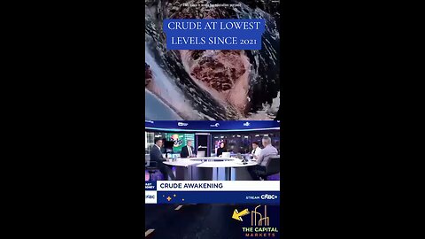 CRUDE OIL AT LOWEST LEVELS SINCE 2021
