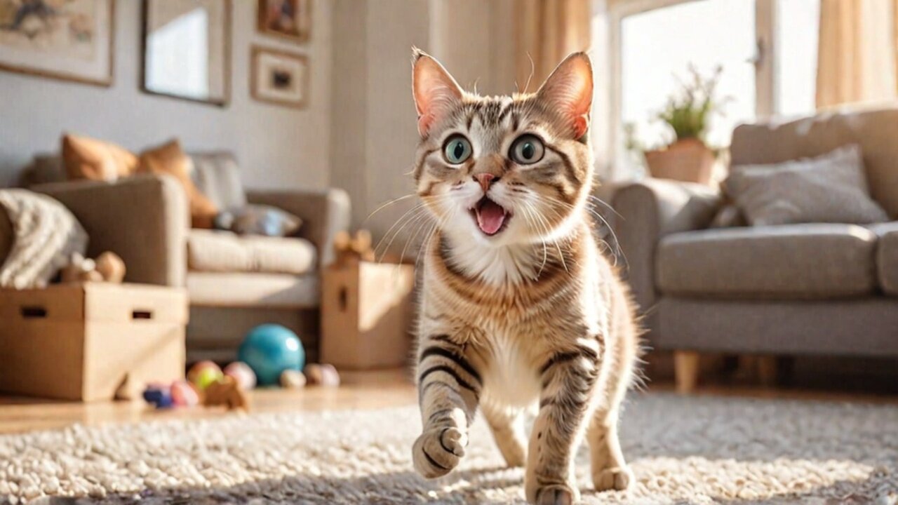 DRAMATIC Cats Caught On Camera!