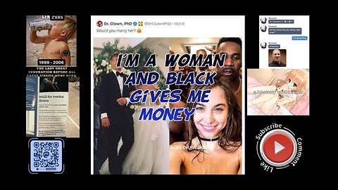 I'm a woman and black gives me money