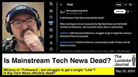 Is Mainstream Tech News Dead?