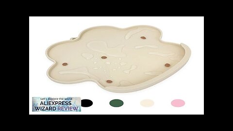 Pet Placemat Paw Shaped Silicone Dog Food Adn Water Bowl Mat Waterproof Review