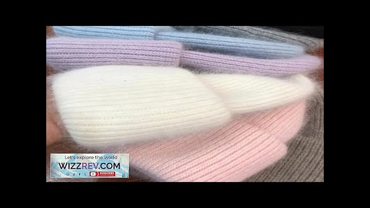 Women Winter Hat Real Rabbit Fur Winter Hats For Women Fashion Warm Review