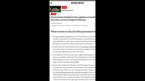 🚨 Day 22 Govt Shutdown + Crypto Markets 📉🐻 #GovernmentShutdown #CryptoMarket #BearMarket