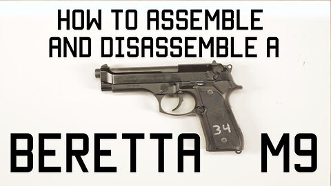 How to Assemble / Disassemble Beretta M9 | field strip | Tactical Rifleman