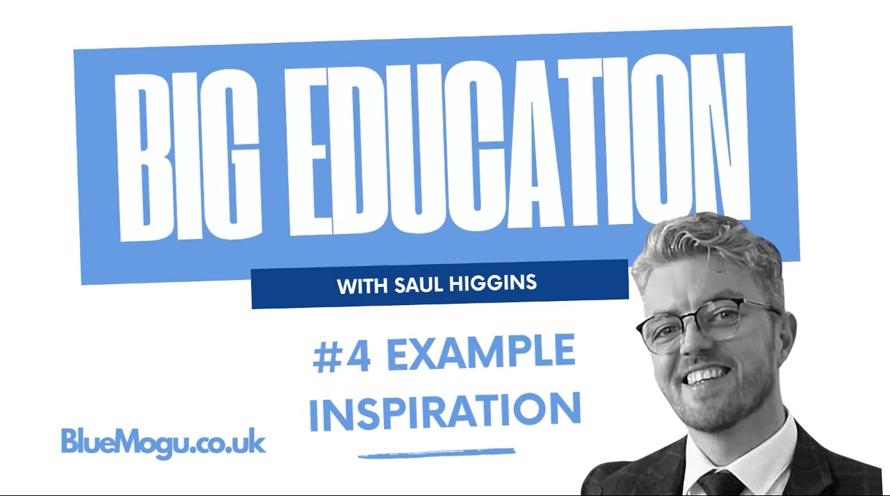 #4 Finding Inspiration Part 2,: BlueMogu Education, Application Series