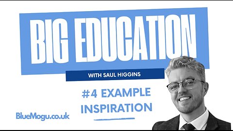 #4 Finding Inspiration Part 2,: BlueMogu Education, Application Series