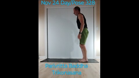 Parivritta Baddha Trikonasana / Revolved Bound Triangle Pose