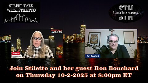 Rebroadcast of Street Talk with Stiletto from 10-2-2025
