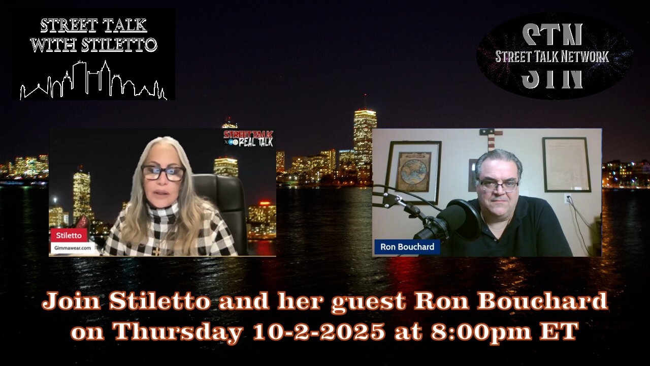 Rebroadcast of Street Talk with Stiletto from 10-2-2025