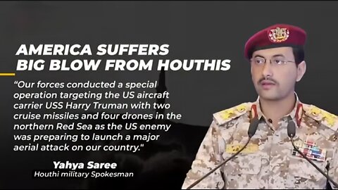 US left 'red-faced' in Red Sea; Houthis attack US aircraft carrier,