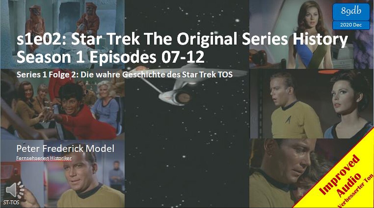 s1e02: Star Trek The Original Series History Season 1 Episodes 07-12