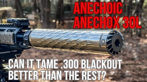 Anechoic AnechoX 30L .300 Blackout Testing