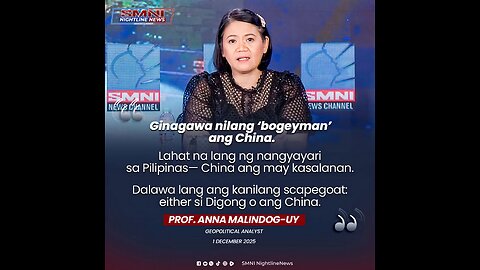 Defense Secretary Teodoro and AFP Chief Brawner using China as Scapegoat for Everything Bad