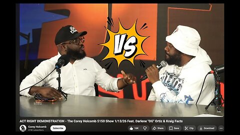 Corey Holcomb Anton Daniels Fight- Right vs Relate Reaction: I AM Racquel